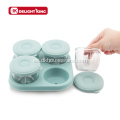 Recipiente de alimentación de vidrio impermeable para bebés, sistema de 4 piezas